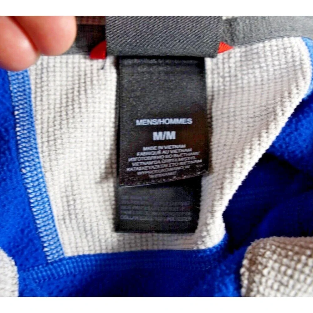 The North Face Pullover‎ Men's M Blue Sweater Quarter Zip Long Sleeve Flashdry